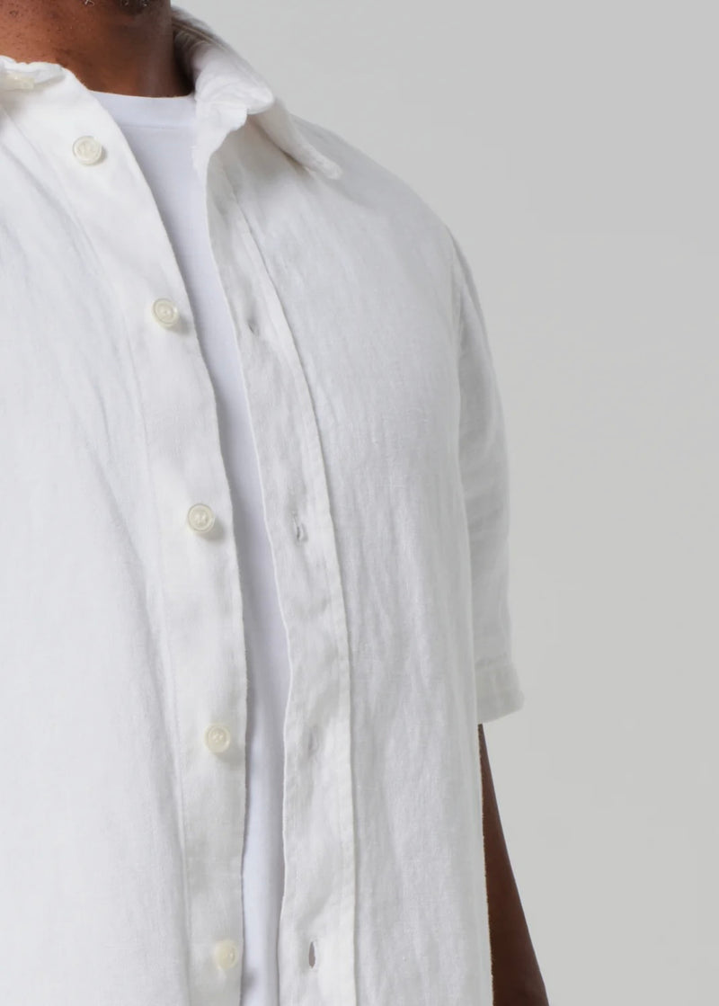 Cairo Short Sleeve Shirt - White