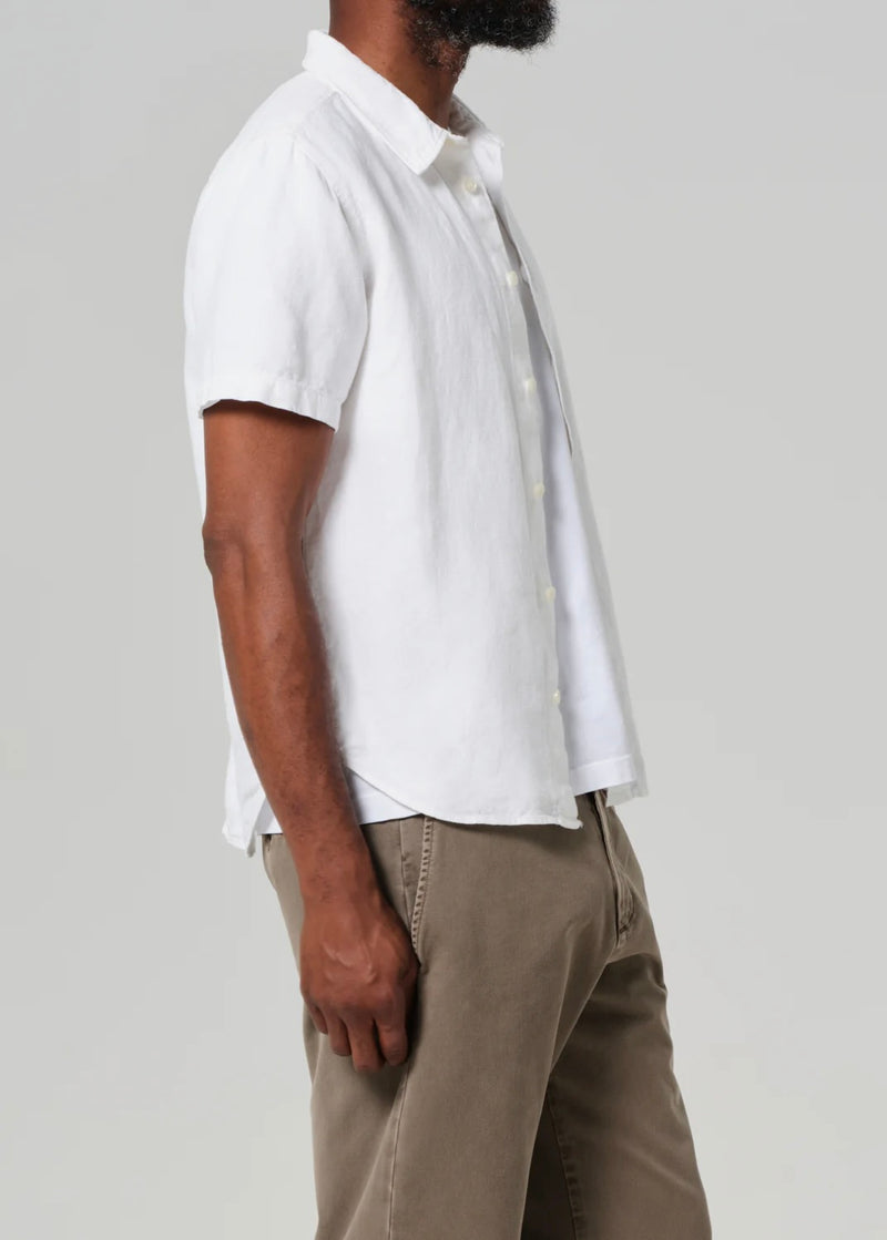 Cairo Short Sleeve Shirt - White