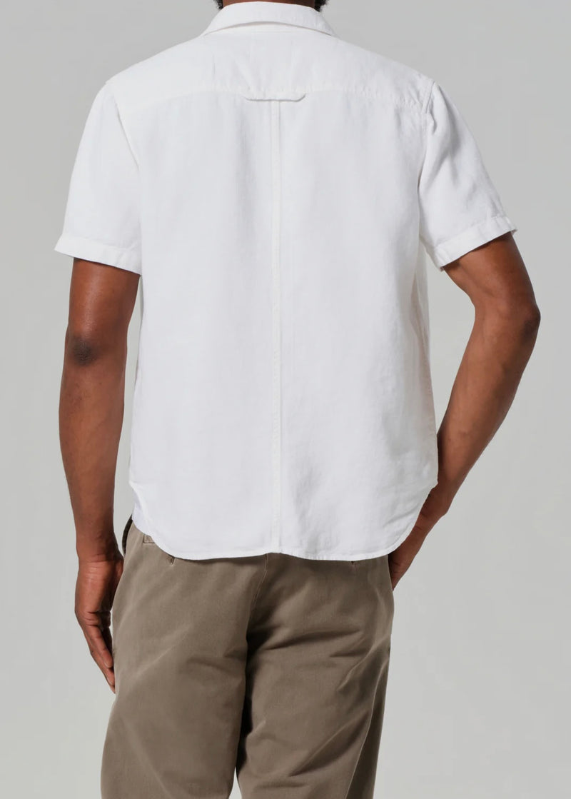 Cairo Short Sleeve Shirt - White