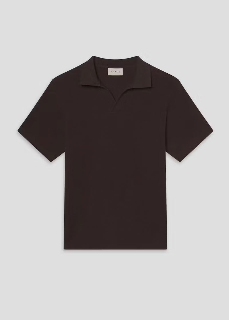 Jacquard Polo - Brown