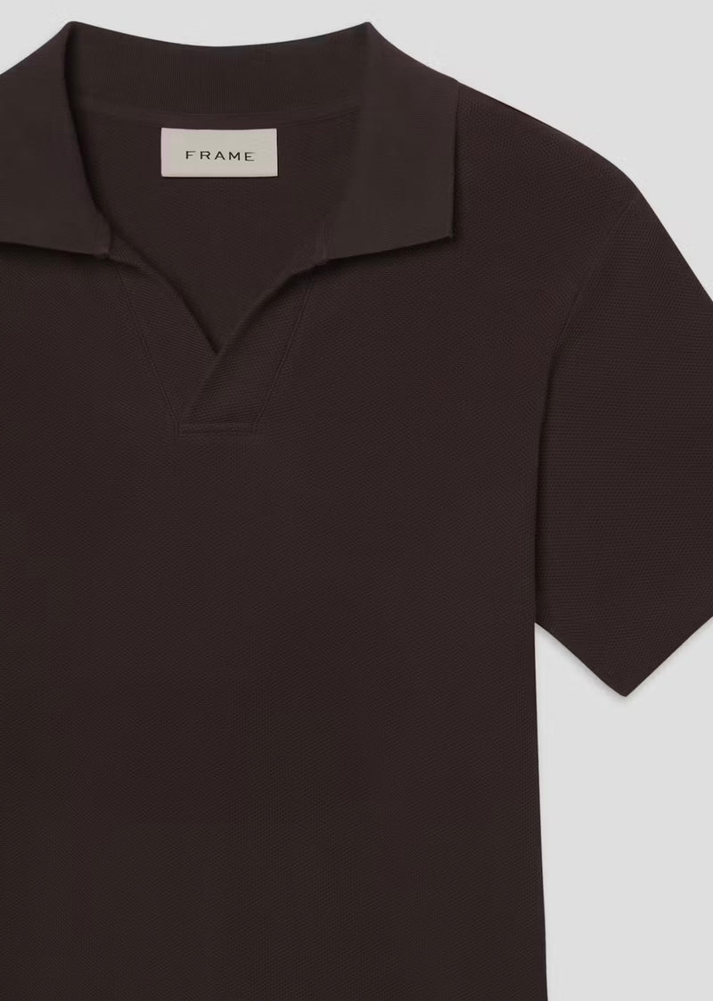 Jacquard Polo - Brown