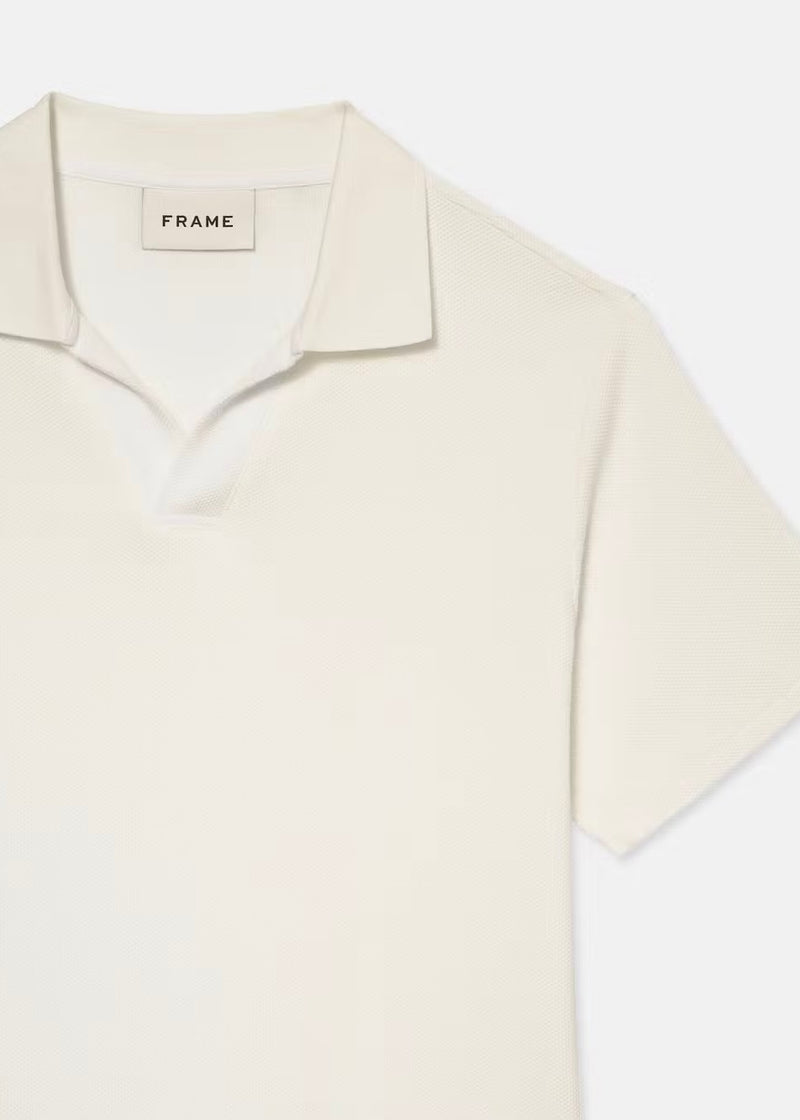 Jacquard Polo - Off White