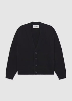 Rib Cardigan - Black