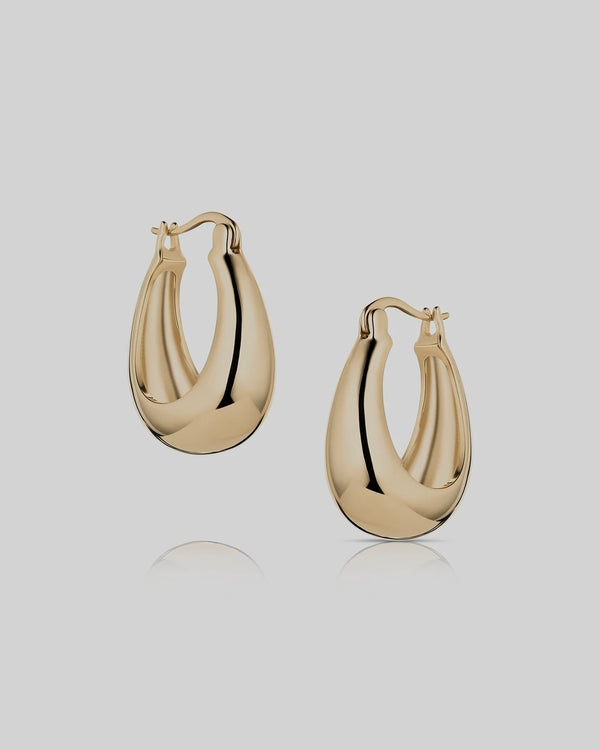 Petite Lumi Hoop Earrings - Gold