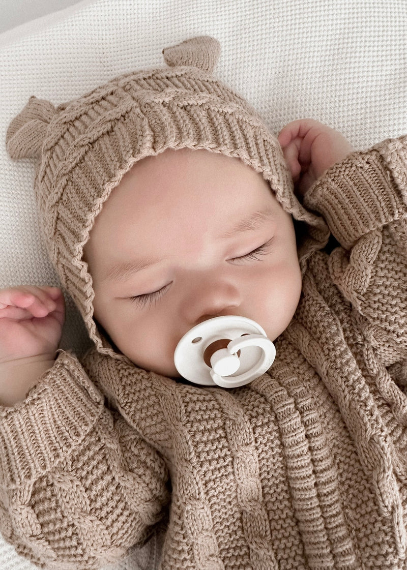 Baby Bear Jumpsuit - Acorn