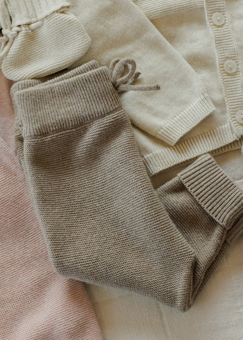 Knit Pant - Heathered Mocha