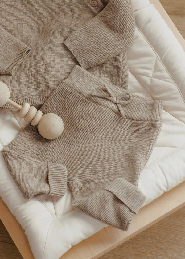 Knit Pant - Heathered Mocha