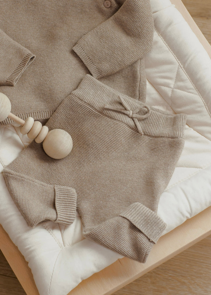 Knit Pant - Heathered Mocha