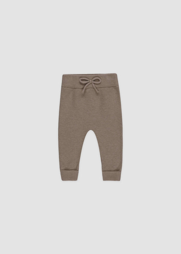 Knit Pant - Heathered Mocha