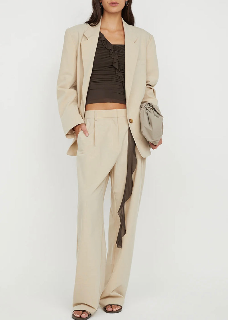 Maxwell Blazer - Sand - house of lolo