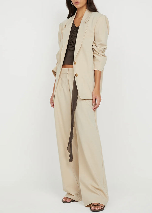 Maxwell Blazer - Sand - house of lolo