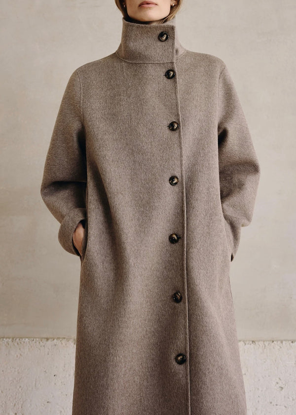 Eligio Coat - Taupe