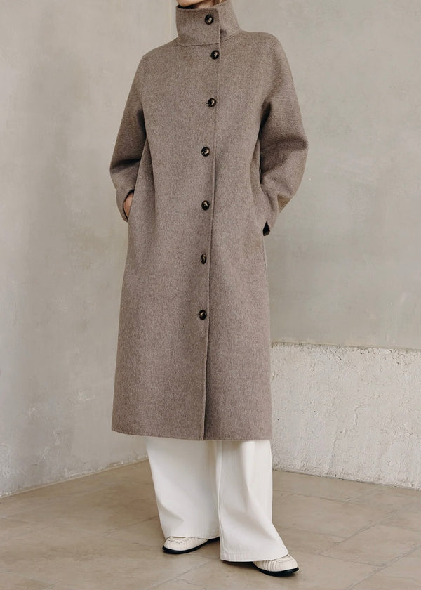 Eligio Coat - Taupe