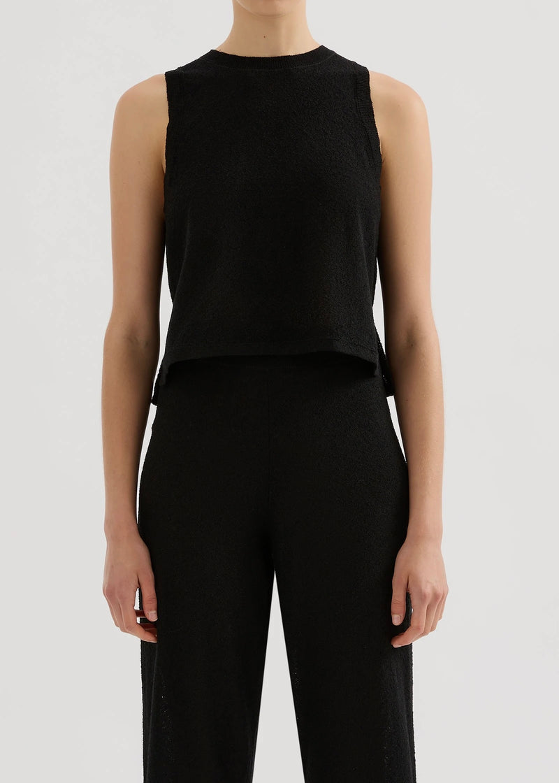 Zosia Knit Tank - Black