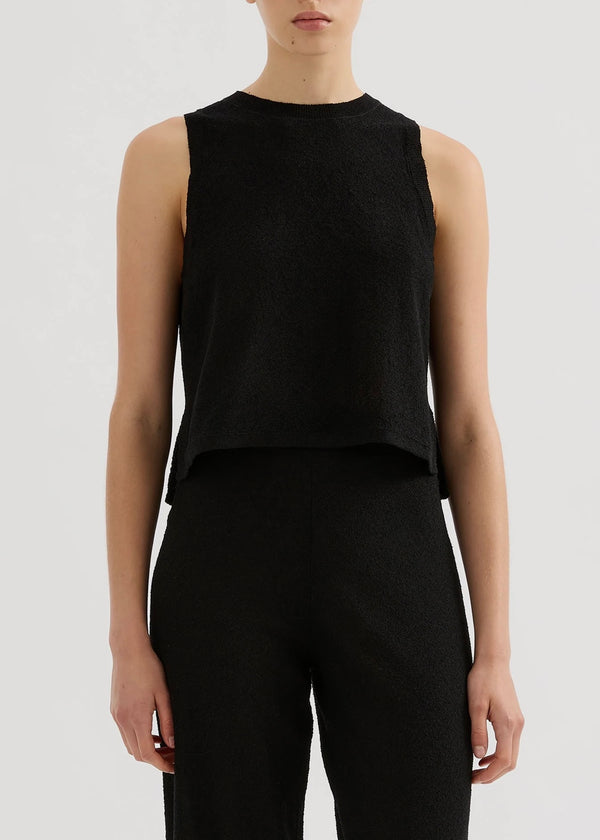 Zosia Knit Tank - Black