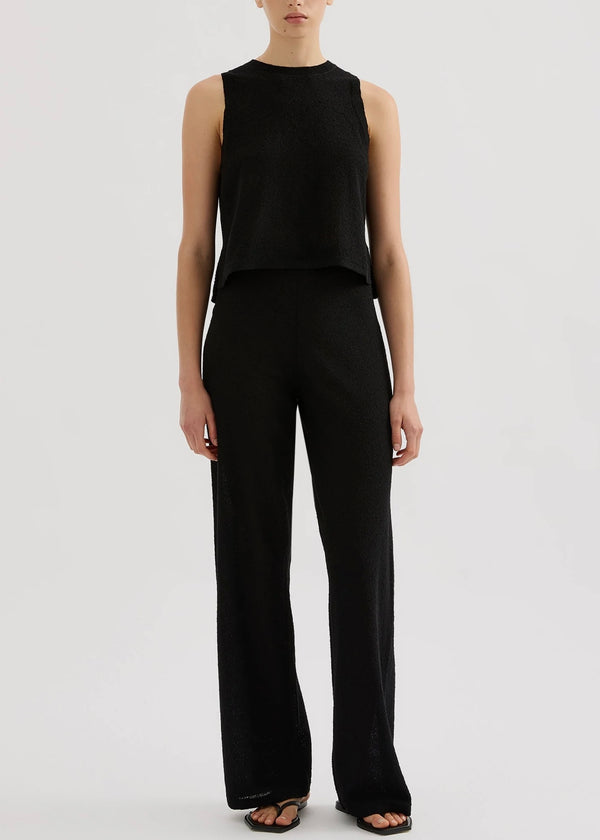 Zosia Knit Pant - Black