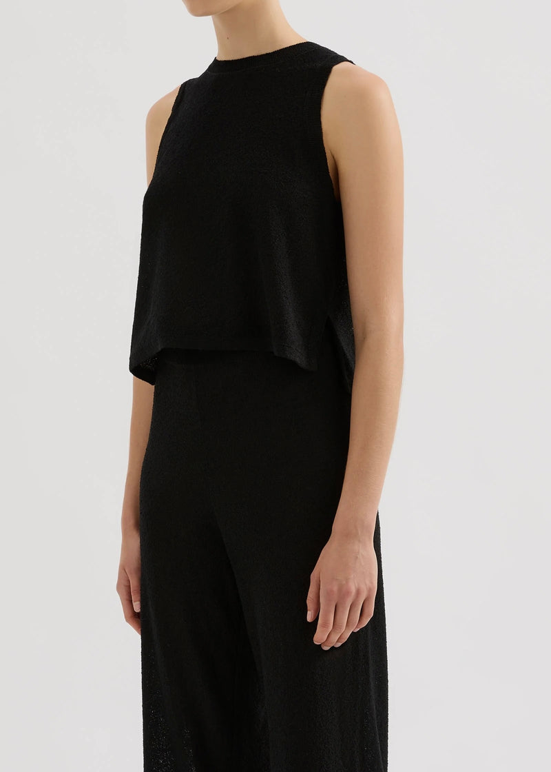 Zosia Knit Tank - Black