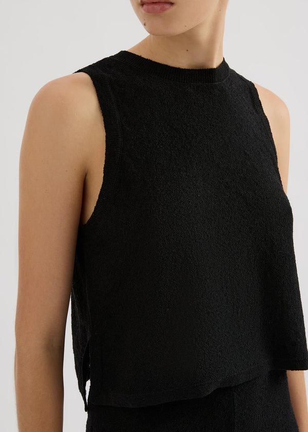Zosia Knit Tank - Black