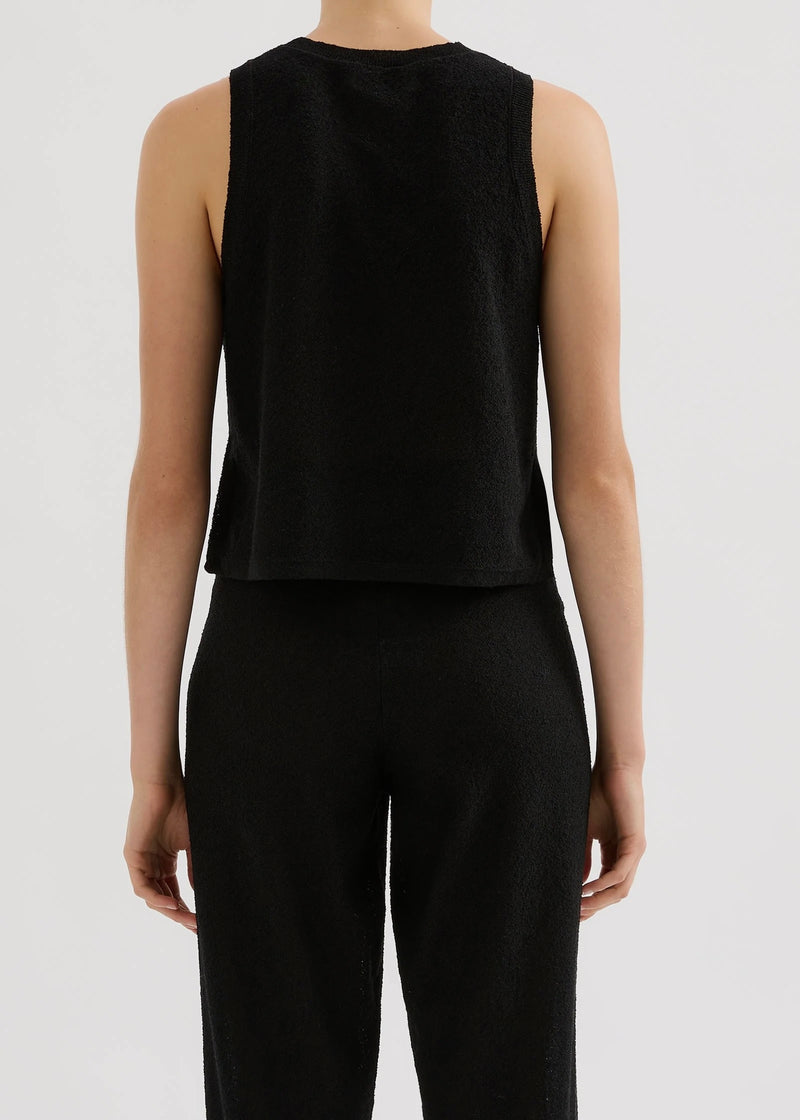 Zosia Knit Tank - Black