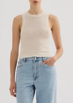 Ember Knit Tank - Cream