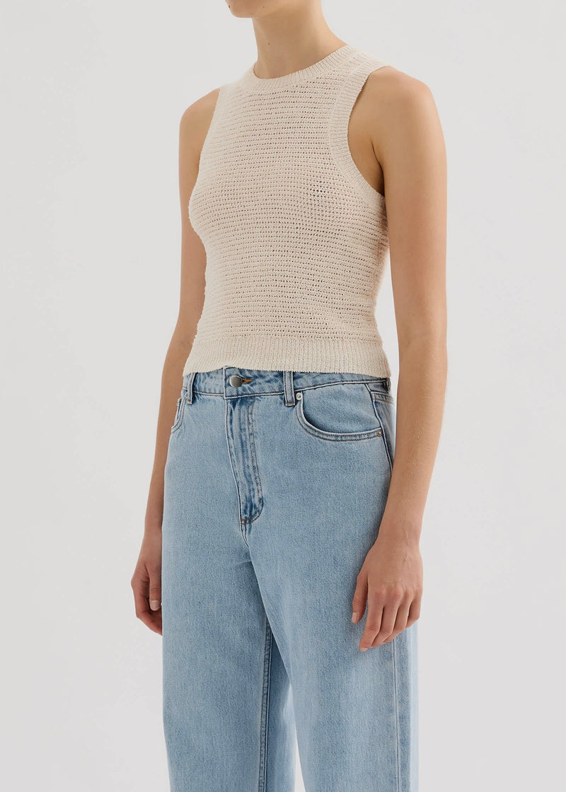 Ember Knit Tank - Cream