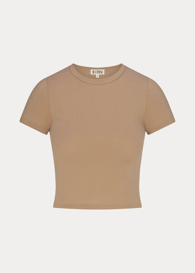 Short Sleeve Baby Tee - Taupe - house of lolo