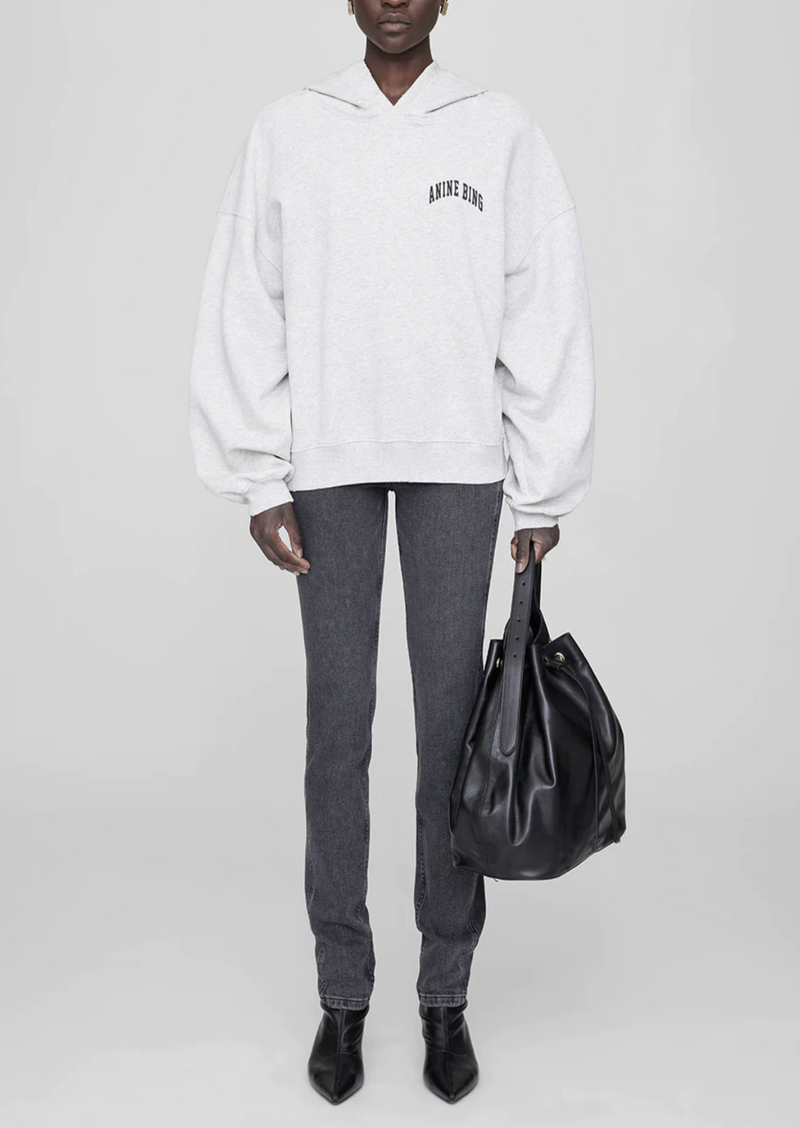 Alec Hoodie Anine Bing - Heather Grey - house of lolo