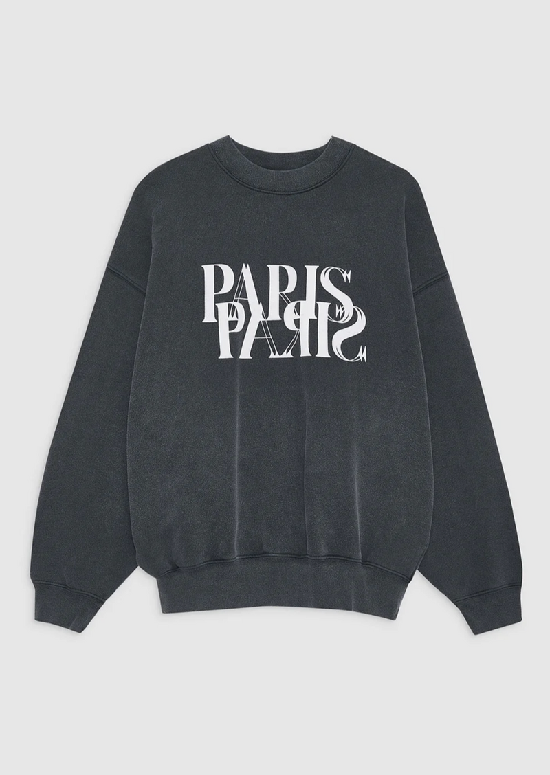 Jaci Sweatshirt - Washed Black - house of lolo