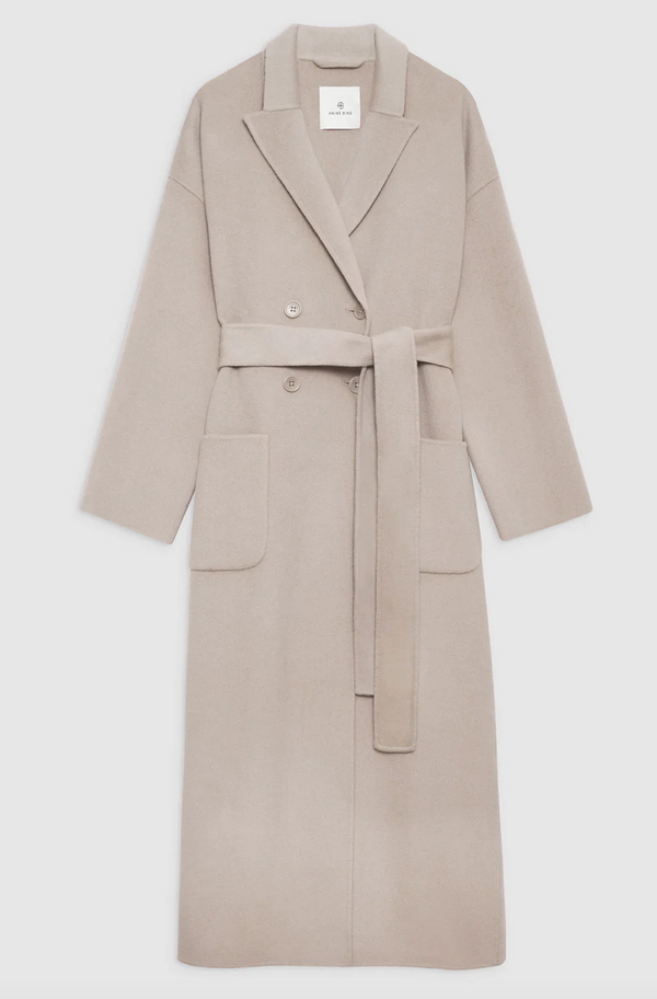 Dylan Maxi Coat - Taupe - house of lolo