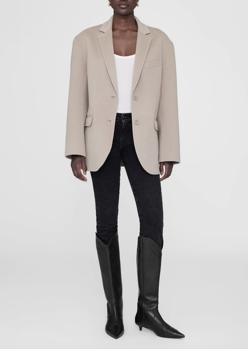 Quinn Blazer - Taupe - house of lolo