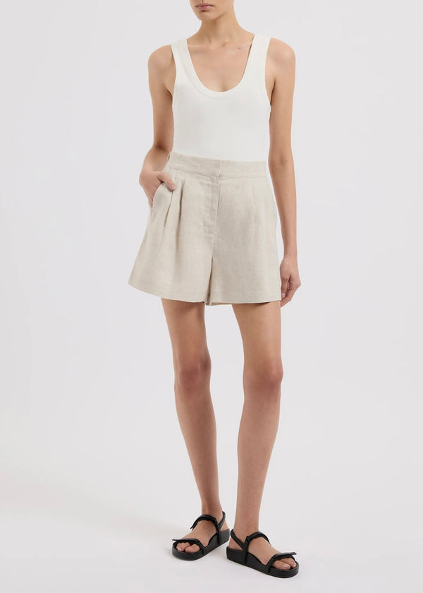 Thilda Tailored Short - Natural