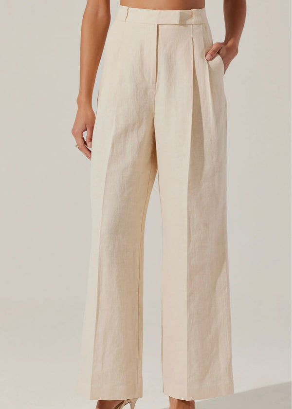 Bryony Pants - Cream - house of lolo