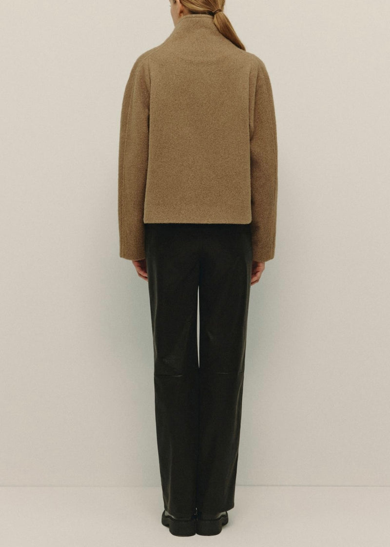 Gracyn Half Coat - Cocoa