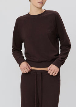 Raglan Sweatshirt - Espresso