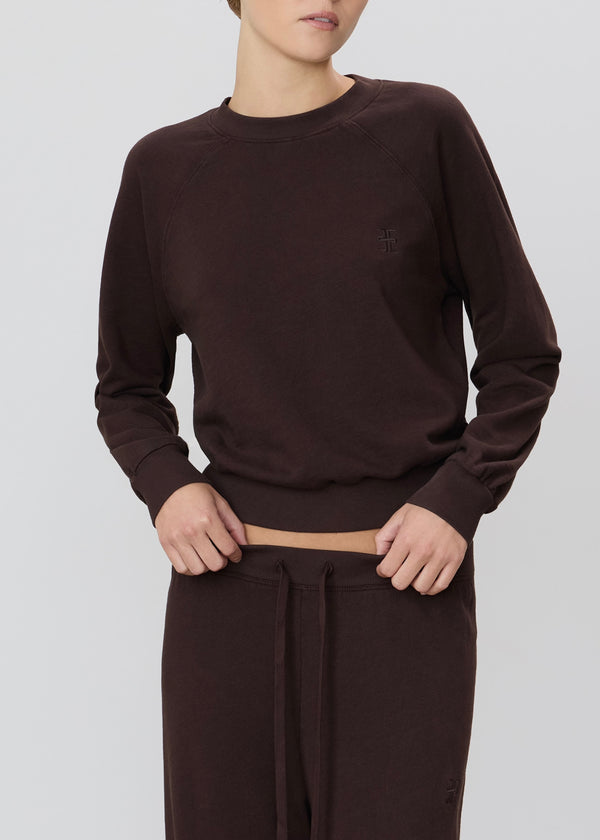 Raglan Sweatshirt - Espresso