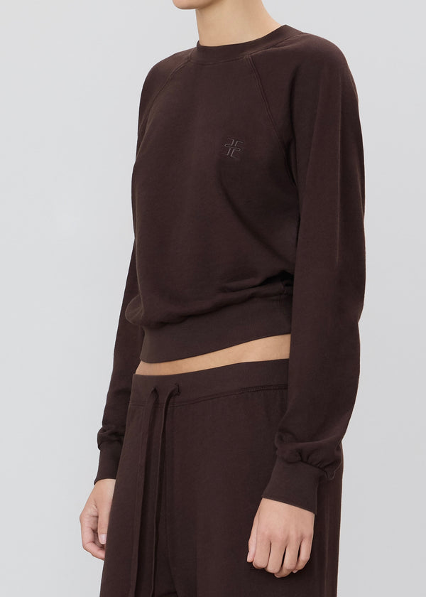 Raglan Sweatshirt - Espresso