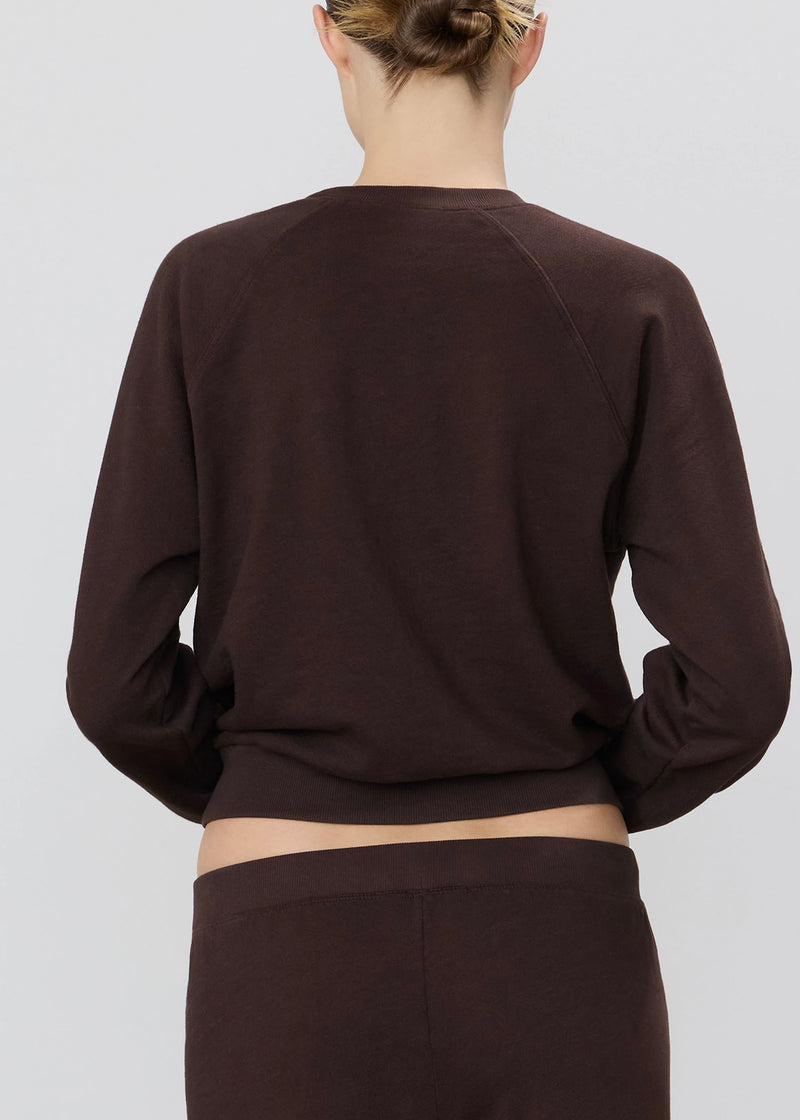 Raglan Sweatshirt - Espresso
