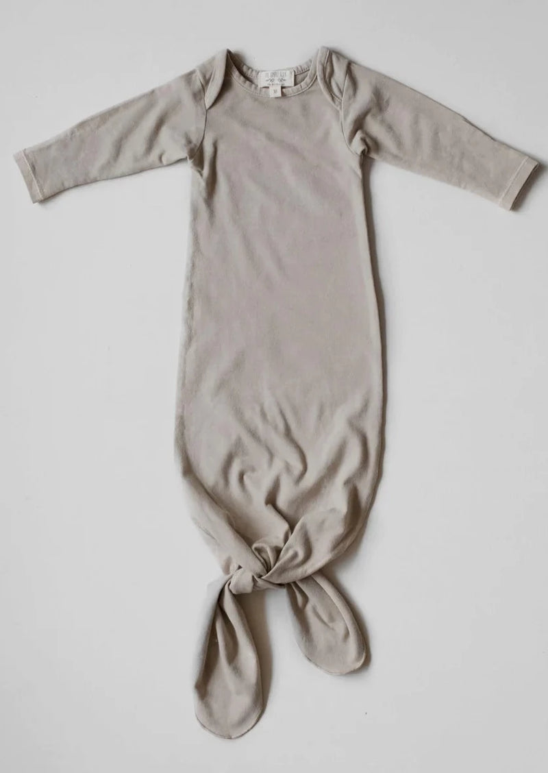 The Plant Dyed Sleep Gown - Almond - house of lolo