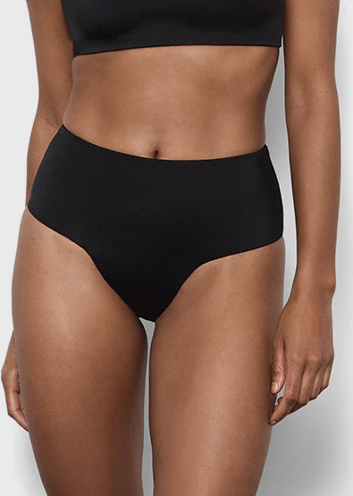 The Modern Cheeky Bikini Bottom - Noir