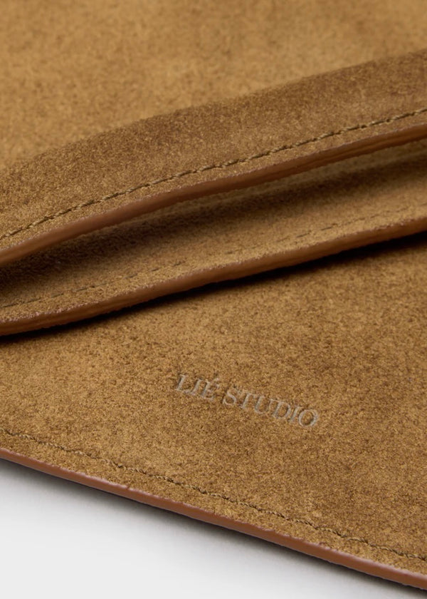The Charlie Clutch - Maple Brown Suede