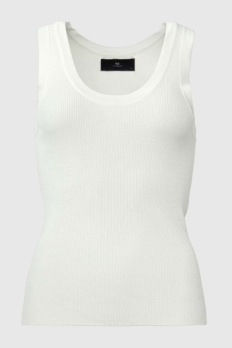 Lewis Tank Top - White - house of lolo