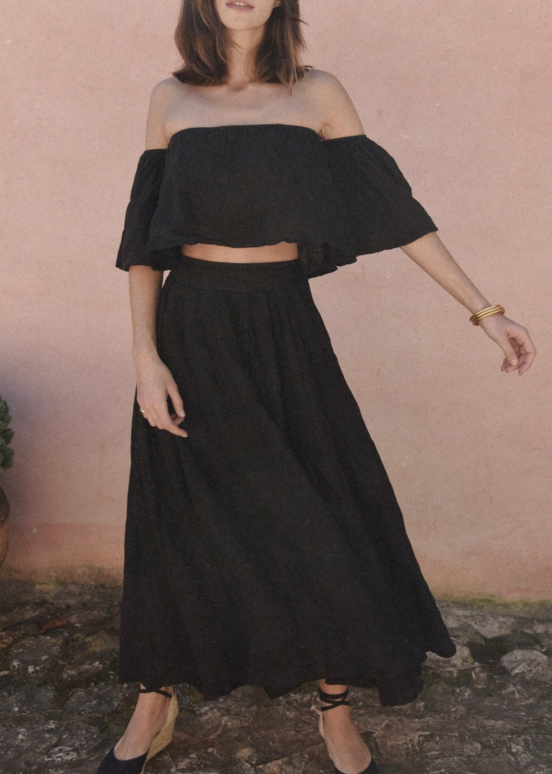 The Alba Skirt - Noir