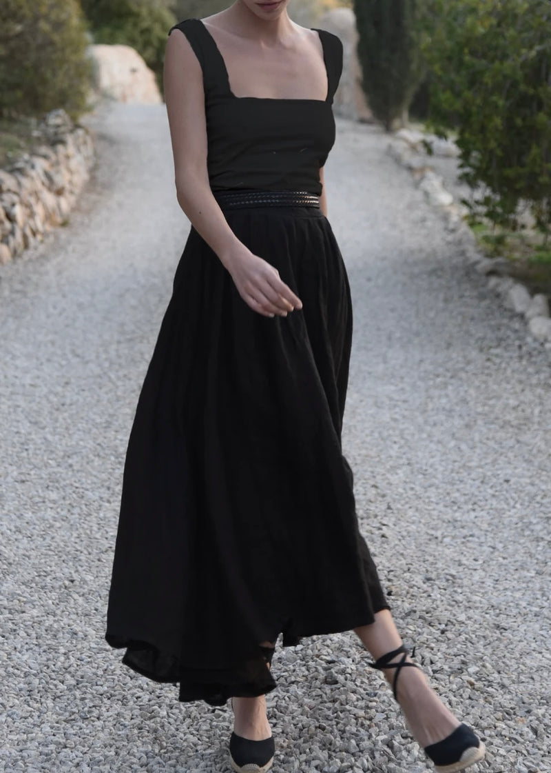 The Alba Skirt - Noir