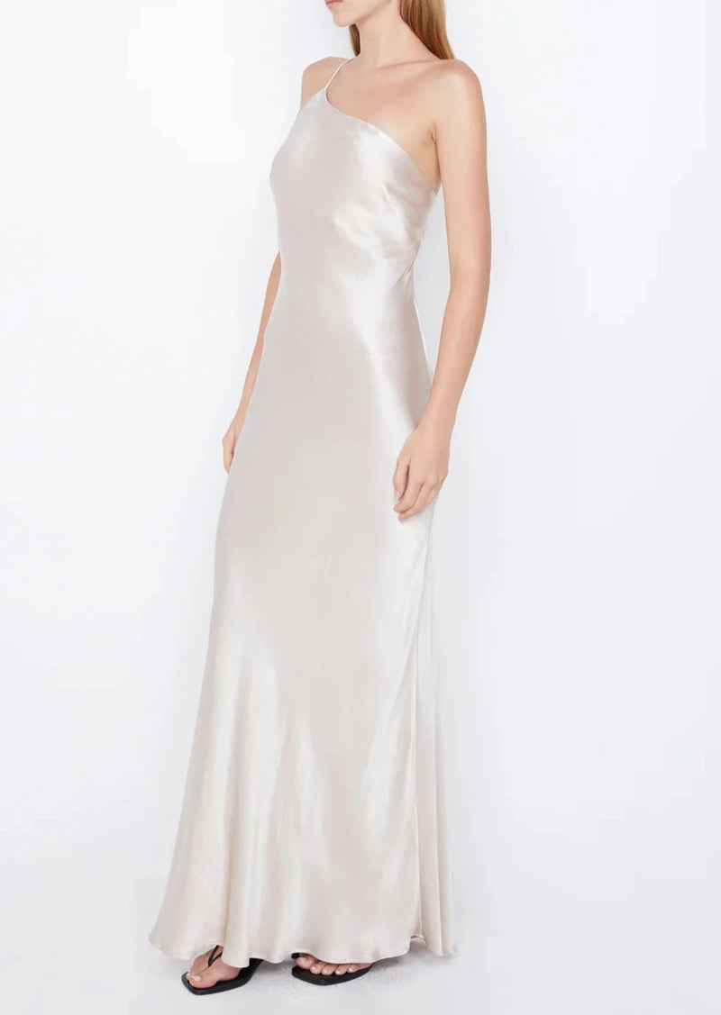 Margaux ASYM Dress - Sand - house of lolo Margaux ASYM Dress - Sand - house of lolo