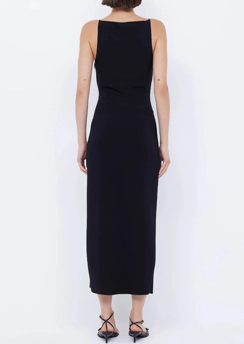 Marielle Split Dress - Black