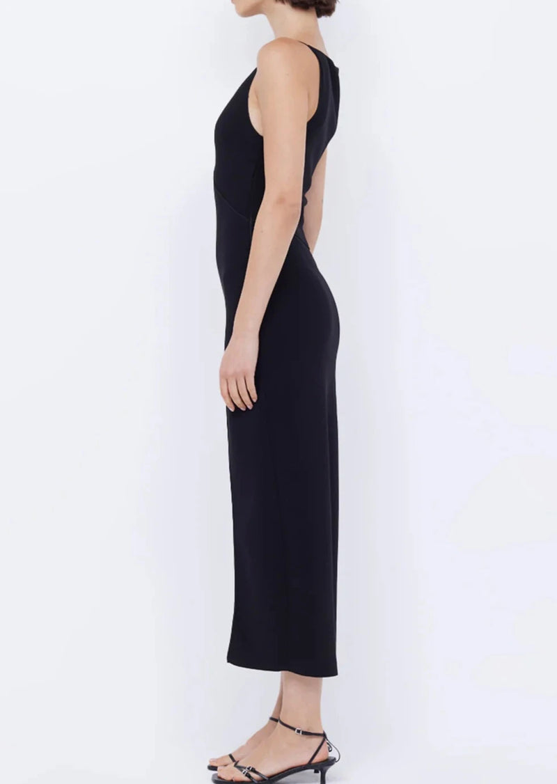 Marielle Split Dress - Black