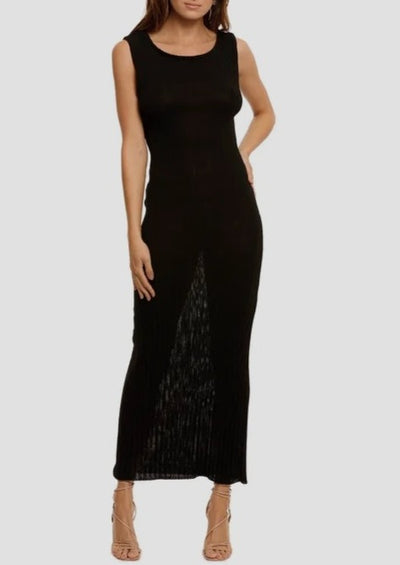 bec and bridge amelie midi dress Amelie Knit Midi Dress - Black
