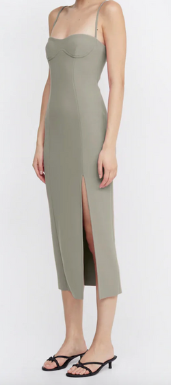 Marisol Midi Dress - Silver Sage - house of lolo