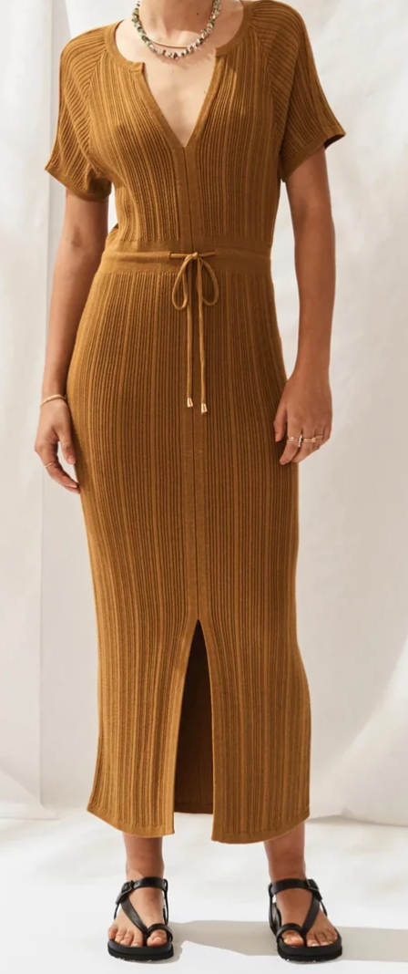 Celoni Dress - Wheat - house of lolo