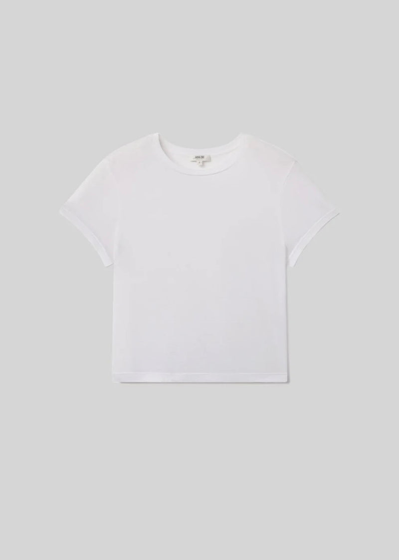 Adine Shrunken Tee - White
